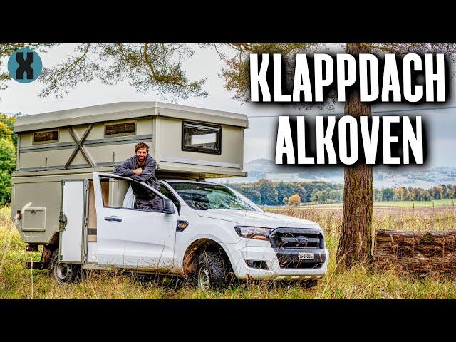 Impala pickup alcove cabin with folding roof || living cabin with parallel lifting roof