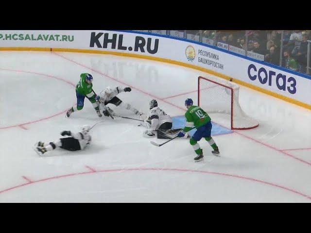 Fedotov`spectacular save in OT