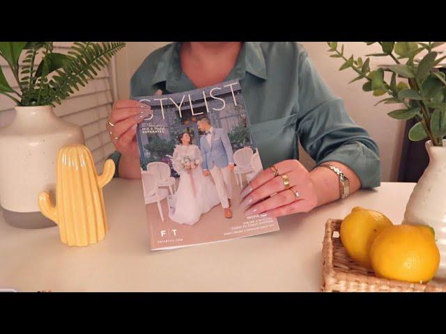 ASMR Wedding Planner  Suit/Tux Styles   Soft-Spoken, Page Flipping, Typing, Plastic Crinkles