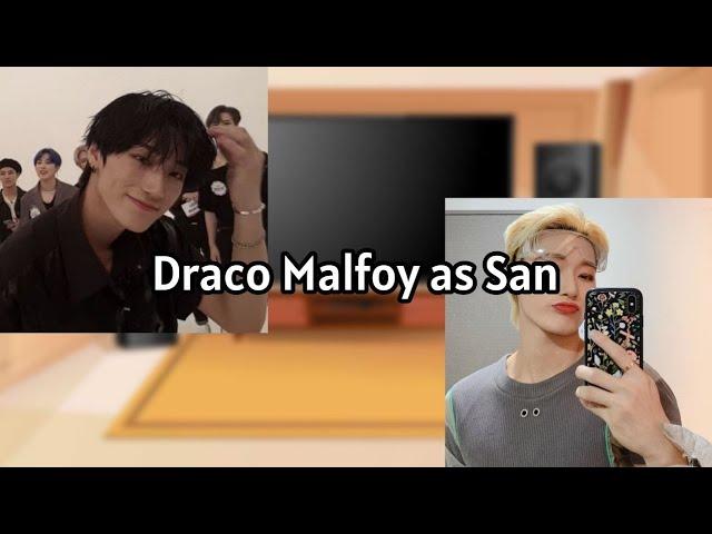 Characters Harry Potter react to Draco Malfoy as San