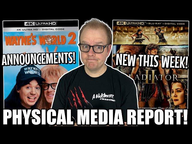 GLADIATOR 2 And Wayne’s WORLD 2 On 4K! | The Physical MEDIA Report #253