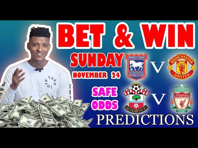 Football Prediction Today 24-11-2024 |  Betting tips Today | Safe investments