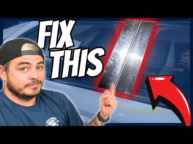 How to FIX THE PAINTED BLACK PLASTICS ON YOUR CAR | Full Tutorial