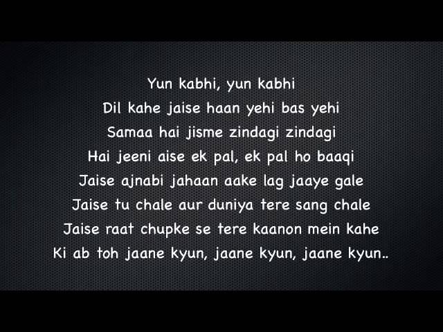 Tu Meri   Bang Bang lyrics