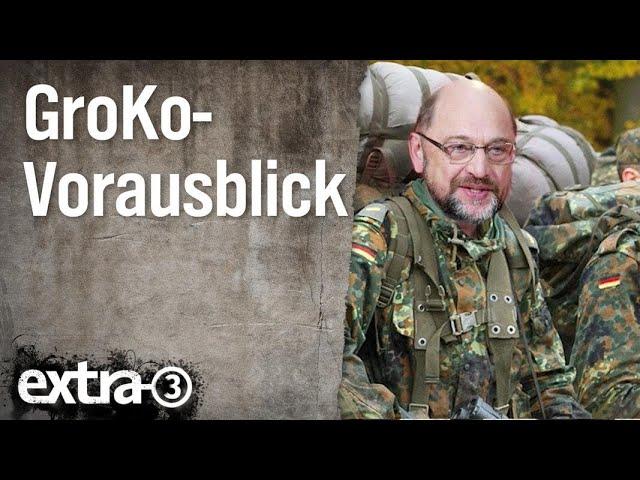 Vorausblick auf die GroKo-Verhandlungen | extra 3 | NDR