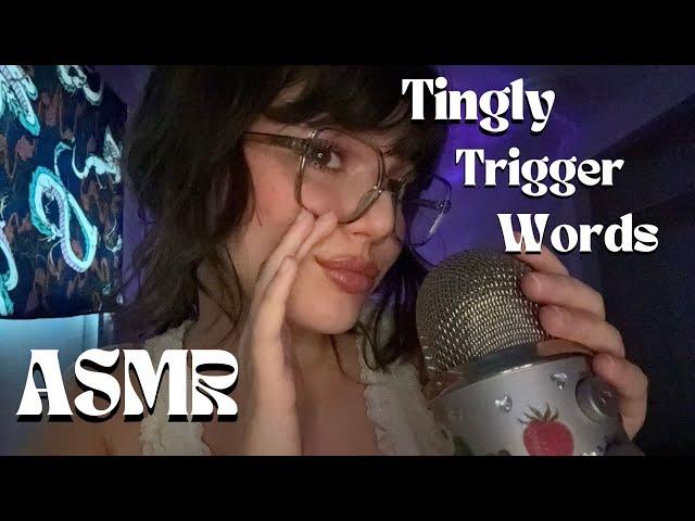 ASMR | Upclose Trigger Words In Breathy, Clicky & Anticipatory Whispers (Fast Mouth Sounds, More)