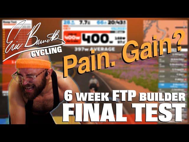 Zwift 6 Week FTP Builder - Final Ramp Test (did my FTP increase?)