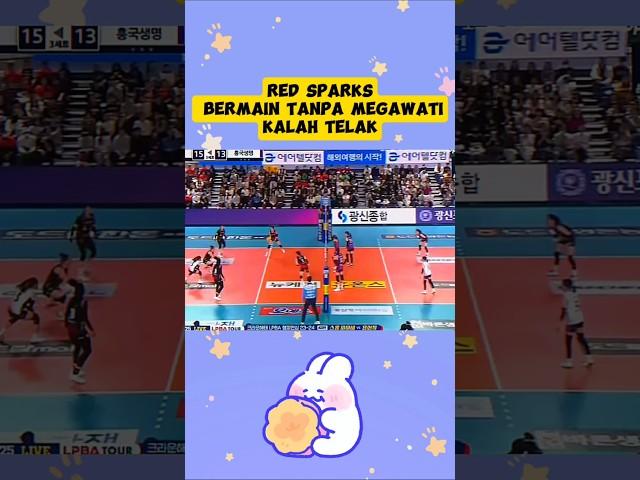 red sparks vs pink spiders#megawatihangestri #volleyball #redsparks