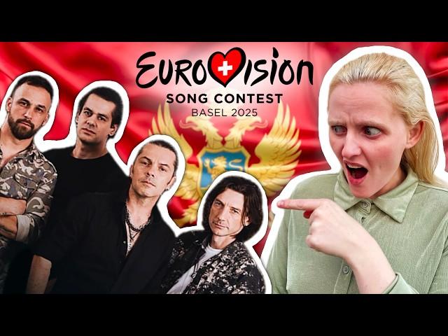 LET'S REACT to MONTENEGRO in EUROVISION 2025!  // NEONOEN - Clickbait //  NF Live Performance