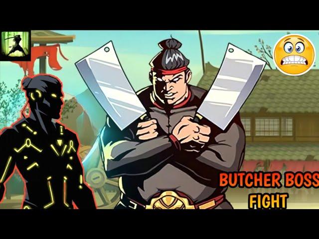 Butcher boss fight in shadow fight 2/On vtg!