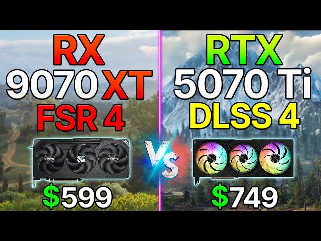 New RX 9070 XT 16 GB vs RTX 5070 Ti 16 GB - Test in 10 Games | Ray Tracing