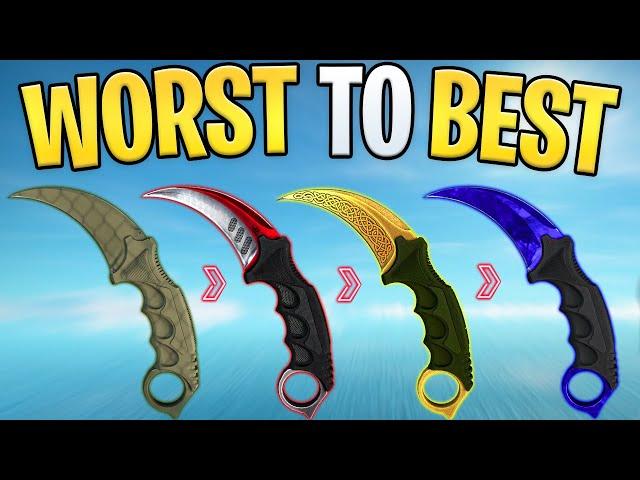 Ranking Every KARAMBIT in CS2 From Worst to Best