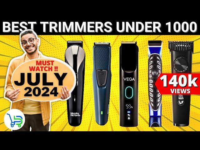 Top 5 Best Trimmers Under 1000 |  Best Trimmer For men 2024 in India |  Best Trimmer for men