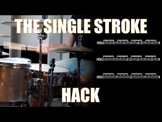 Single Strokes as Grooves - Daily Drum Lesson