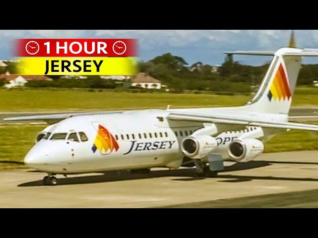 1 Hour of Plane Spotting at JERSEY (1999)