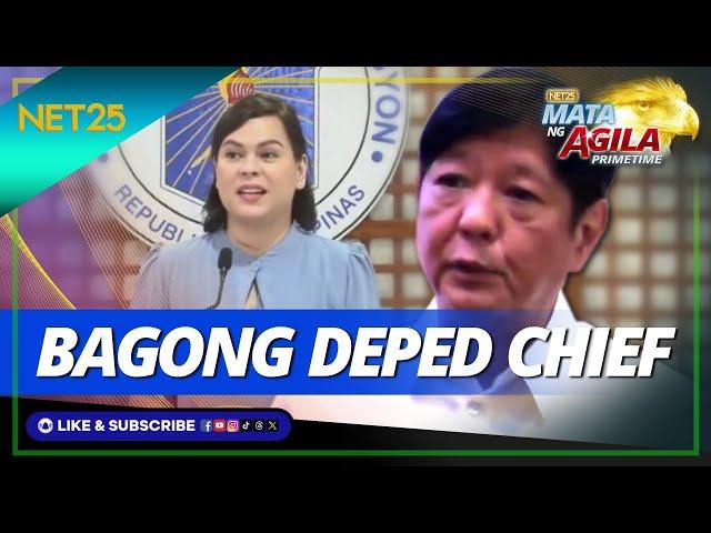 Iaanunsiyo na ni PBBM ang kapalit ni VP Sara sa DepEd | Mata Ng Agila Primetime