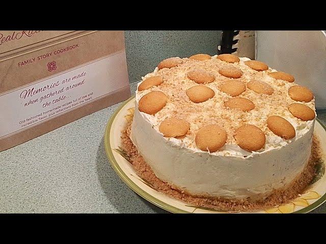 COOK WITH ME - BANANA PUDDING Cream Cake #bananacake #bananapudding #cakes