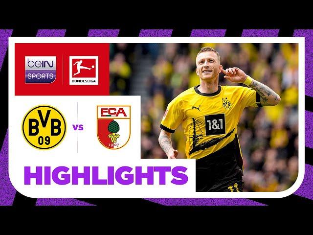 Borussia Dortmund v Augsburg | Bundesliga 23/24 Match Highlights