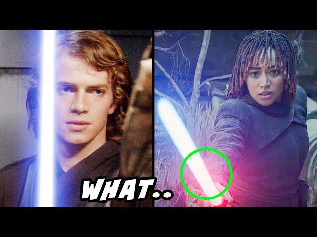 Why Anakin Didn't Have a RED Lightsaber Like in The Acolyte ANSWERED...