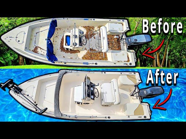 Hurricane Boat PULLED From Forest & RESTORED!!!