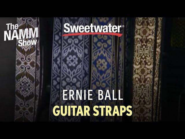 Ernie Ball Guitar Straps at Winter NAMM 2019