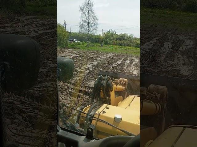 Рабочие будни тракториста 148 #automobile #hidromek #работа #стройка #трактор #construction #план