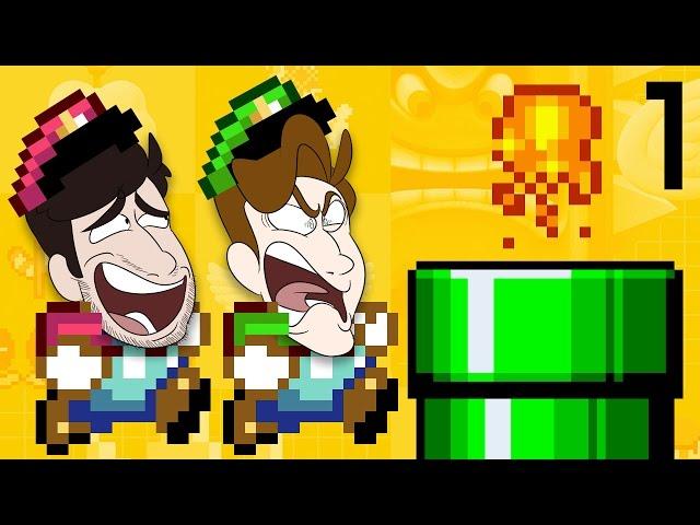 SuperMega Plays MARIO MAKER - EP 1: Pipe Hell