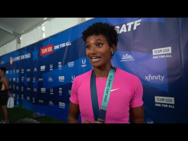 Anna Cockrell Got Emotional Talking About Dalilah Muhammad's Impact In The 400mH