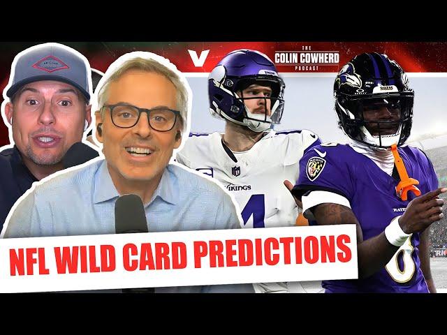 Wild Card Playoff Predictions: Steelers-Ravens, Broncos-Bills, Packers-Eagles | Colin Cowherd NFL