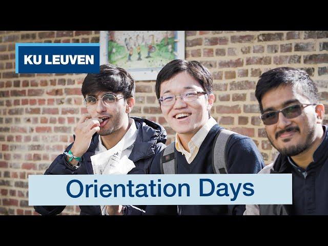 Orientation Days for international students at KU Leuven | Welcome events | Study in Belgium