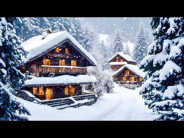 Heavy Snowfall In Grindelwald Village Switzerland  Winter Wonderland ️4K