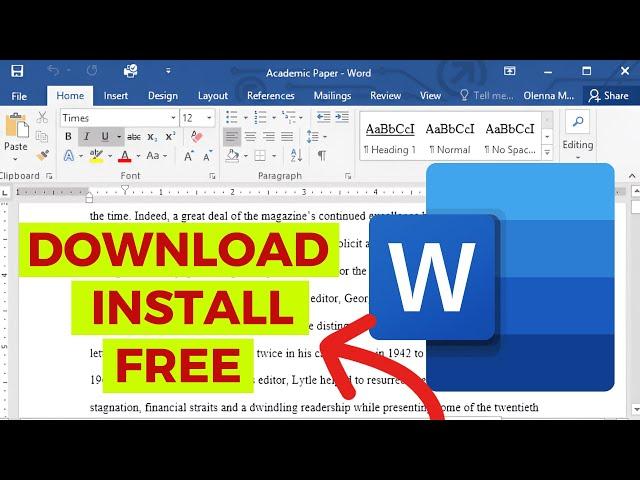 Microsoft Word Free Download 2024 (Step-by-Step)