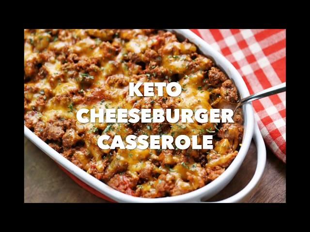 Keto Cheeseburger Casserole