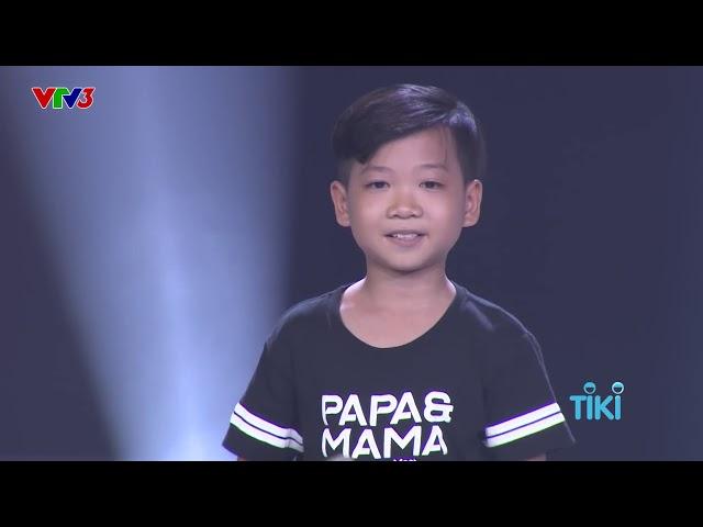 Nguyễn Minh Chiến – Nơi Ấy Con Tìm Về   Tập 5 Vòng Giấu Mặt   The Voice Kids Giọng Hát Việt Nhí 2018