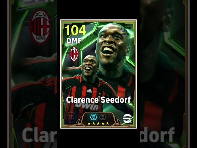 HOW TO TRAIN 104 RATED CLARENCE SEEDORF IN EFOOTBALL #seedorf #efootball #short #pes  #ytshorts