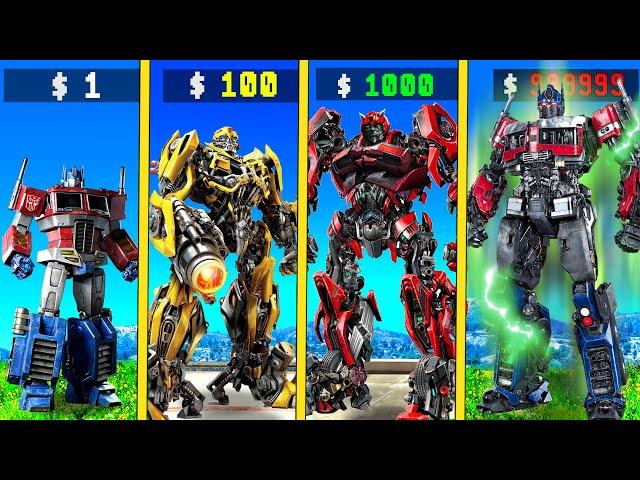 $1 TRANSFORMER to $1,000,000,000 TRANSFORMER in GTA 5