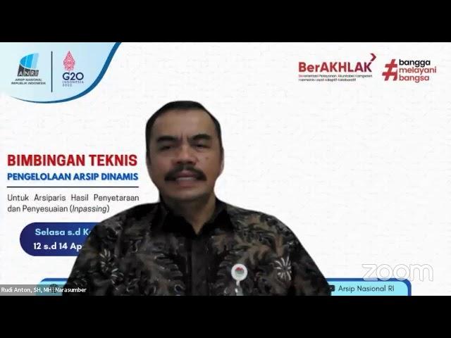 Bimbingan Teknis Pengelolaan Arsip Dinamis untuk Arsiparis Hasil Penyetaraan dan Inpassing