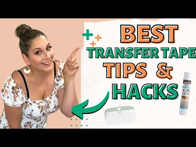 Transfer Tape Dupes and Hacks !             (Best Transfer Tape for Cricut Crafters)