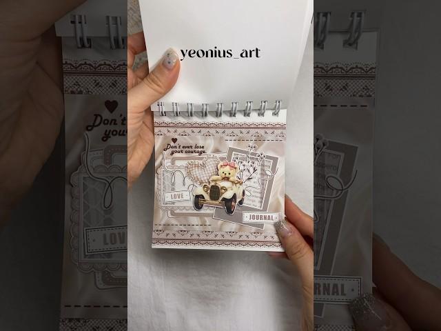 귀요미 곰돌이 다꾸 #artjournal #journaling #다꾸asmr #scrapbooking #다꾸영상 #artjournalasmr #collage