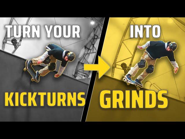 Turn your Kickturns into Grinds! - Skateboarding is the best