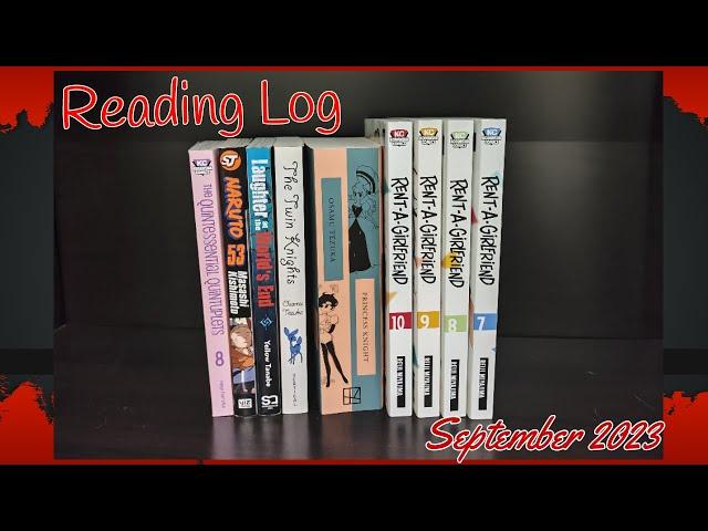 Manga Reading Log | September 2023 | Princess Knights | Twin Knights | Rent a Girlfriend | TQQ ....