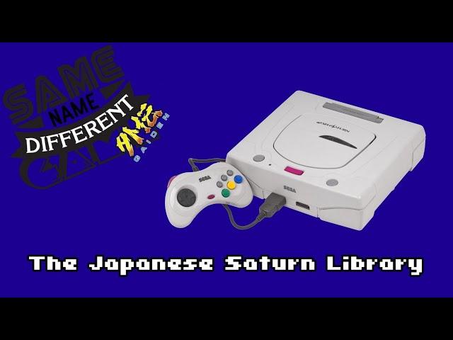 Japanese Saturn Games That Could Have Saved the US?! - Same Name, Different Game Gaiden