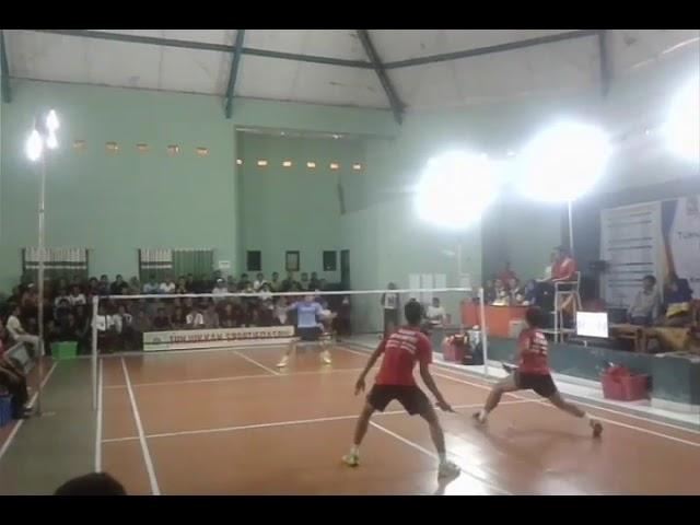 Badminton Rezha Arzhan H/ Galang Decky R vs Juara Olimliade  Beijing Markis Kido/ Irfan Fadillah
