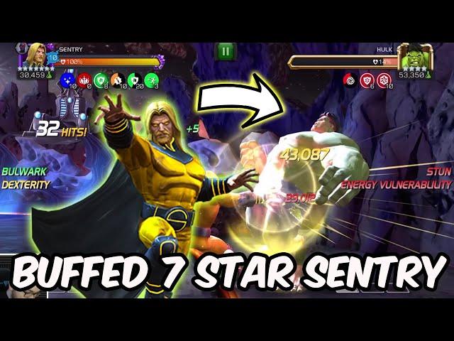 Buffed 7 Star Sentry Gameplay - THE POWER OF 1 MILLION SUNS (COPE) - Marvel Contest of Champions