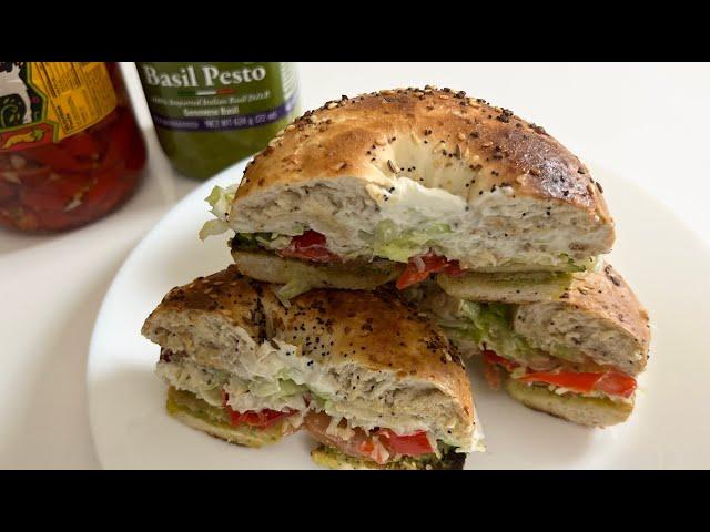 Bagel Sandwich | Easy Sandwich Recipe | Bagel Recipe