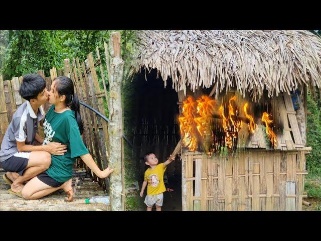 Naughty daughter burns down the house _ single mother and Thanh renovate the house [ lý thị pham ]