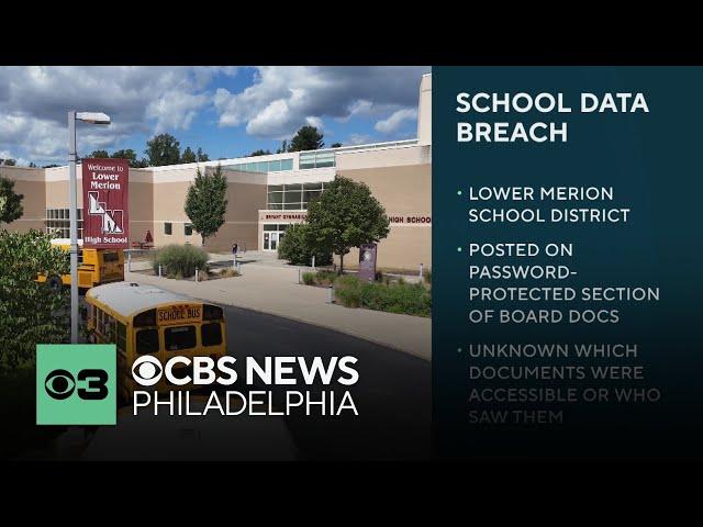 Lower Merion School District says a data breach was caused by a computer glitch