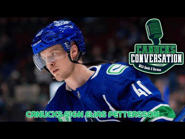 CANUCKS SIGN ELIAS PETTERSSON TO 8-YEAR, $92.8M EXTENSION | Canucks Conversation | March 2, 2024