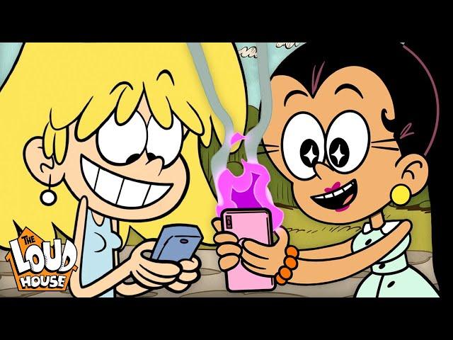 Loud Family Uses Their Cell Phones! w/ Lori, Carlota, Leni, Luan & MORE | The Loud House