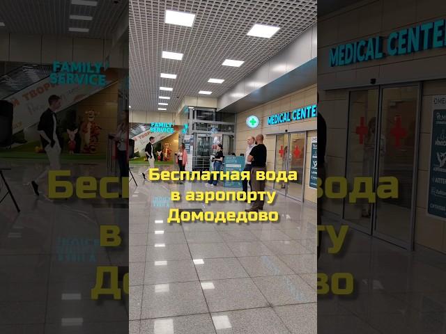 Лайфхак! Бесплатная вода в аэропорту Домодедово.
